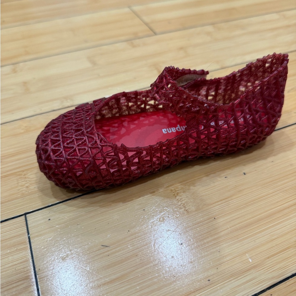 Mini Melissa Red Kids Dress Shoes